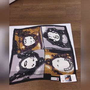 NWT Gildas Club Jason Alexander Silk Scarf Limited Edition